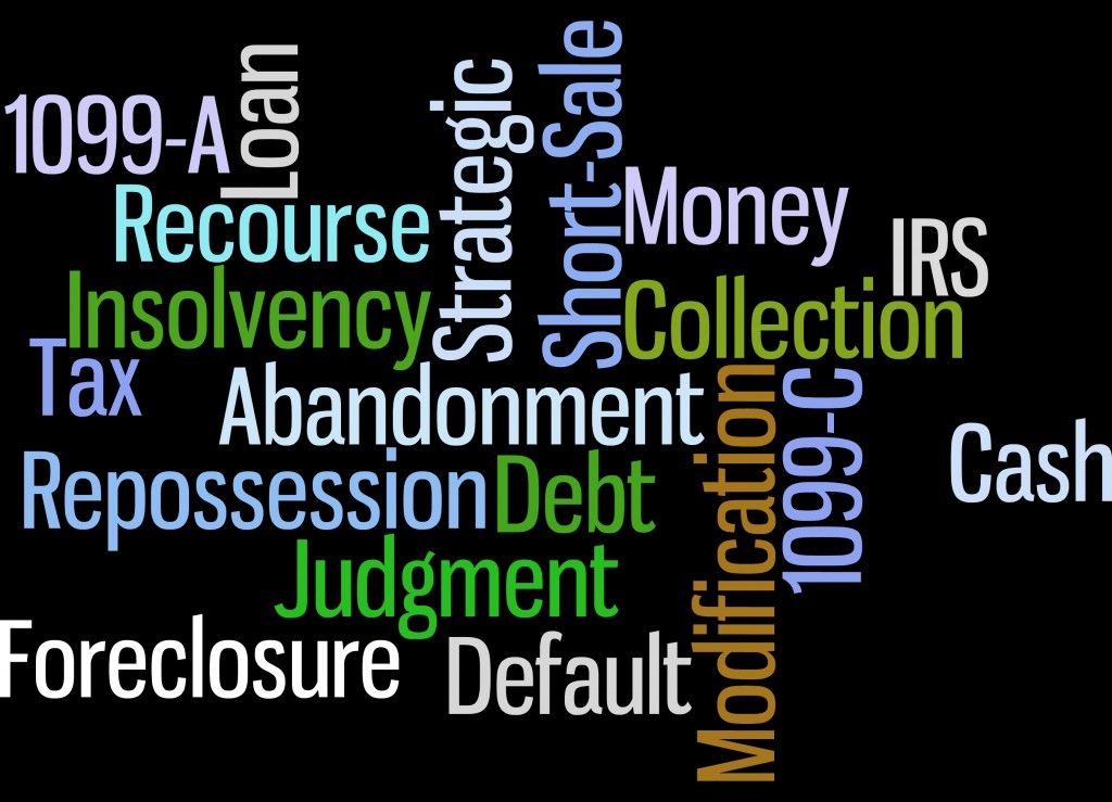 Foreclosures, Repossessions and Cancellation of Non-Business Debt